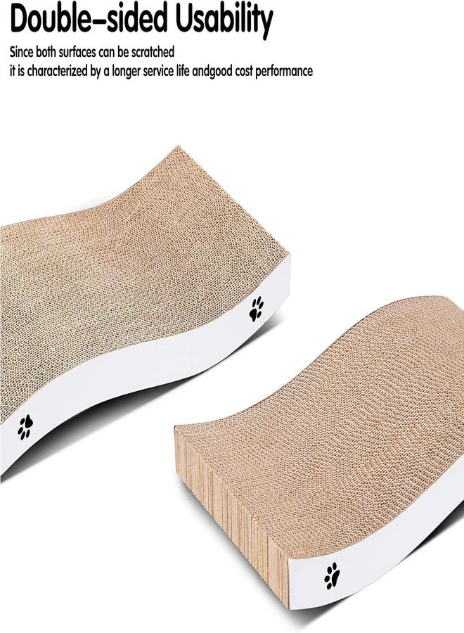 Agirav Cat Scratch Pad Cardboard cat scratchers for Indoor Cats Reversible Large Wide Corrugated with Catnip (Standard, Straight) - Image 5